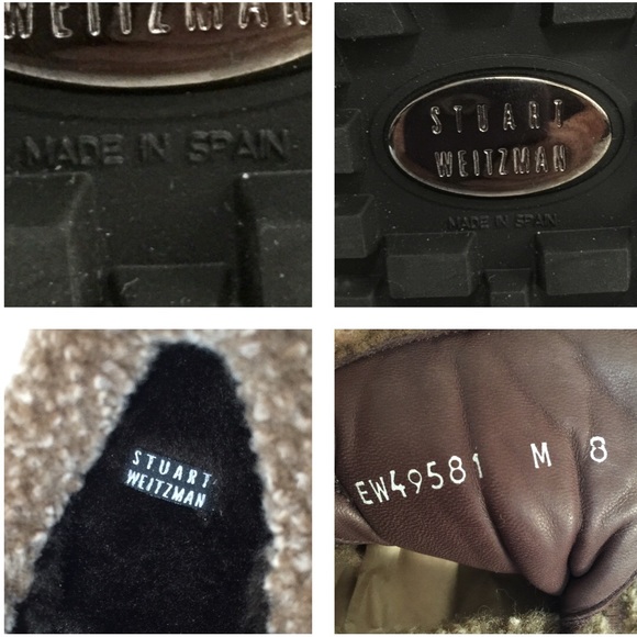 Stuart Weitzman Fur Lined Suede Shoe | Ankle Boot - Picture 15 of 16